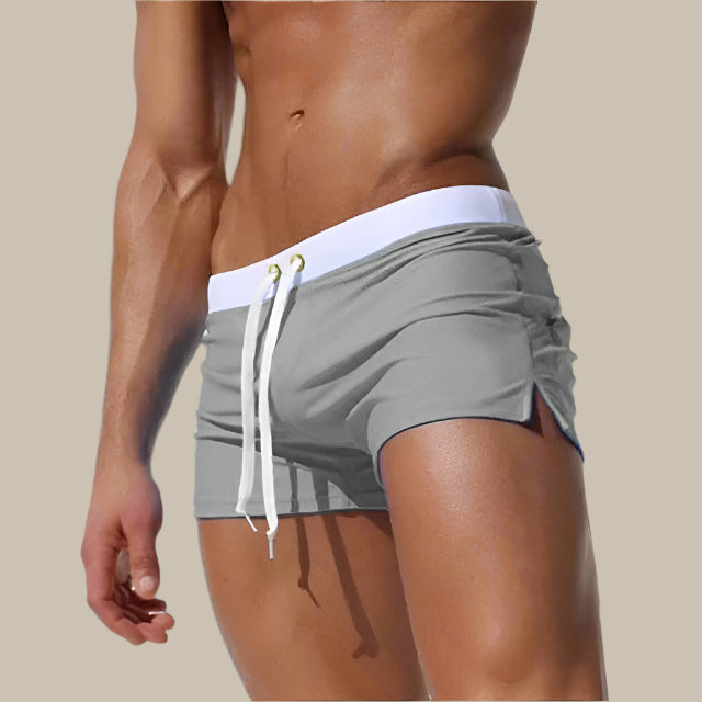 Arthur Swim Shorts | Premium Men's Fitted Swim Shorts with Zippers