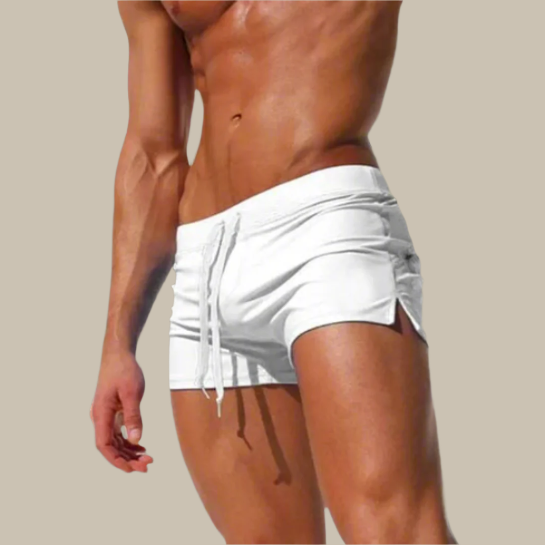 Arthur Swim Shorts | Premium Men's Fitted Swim Shorts with Zippers