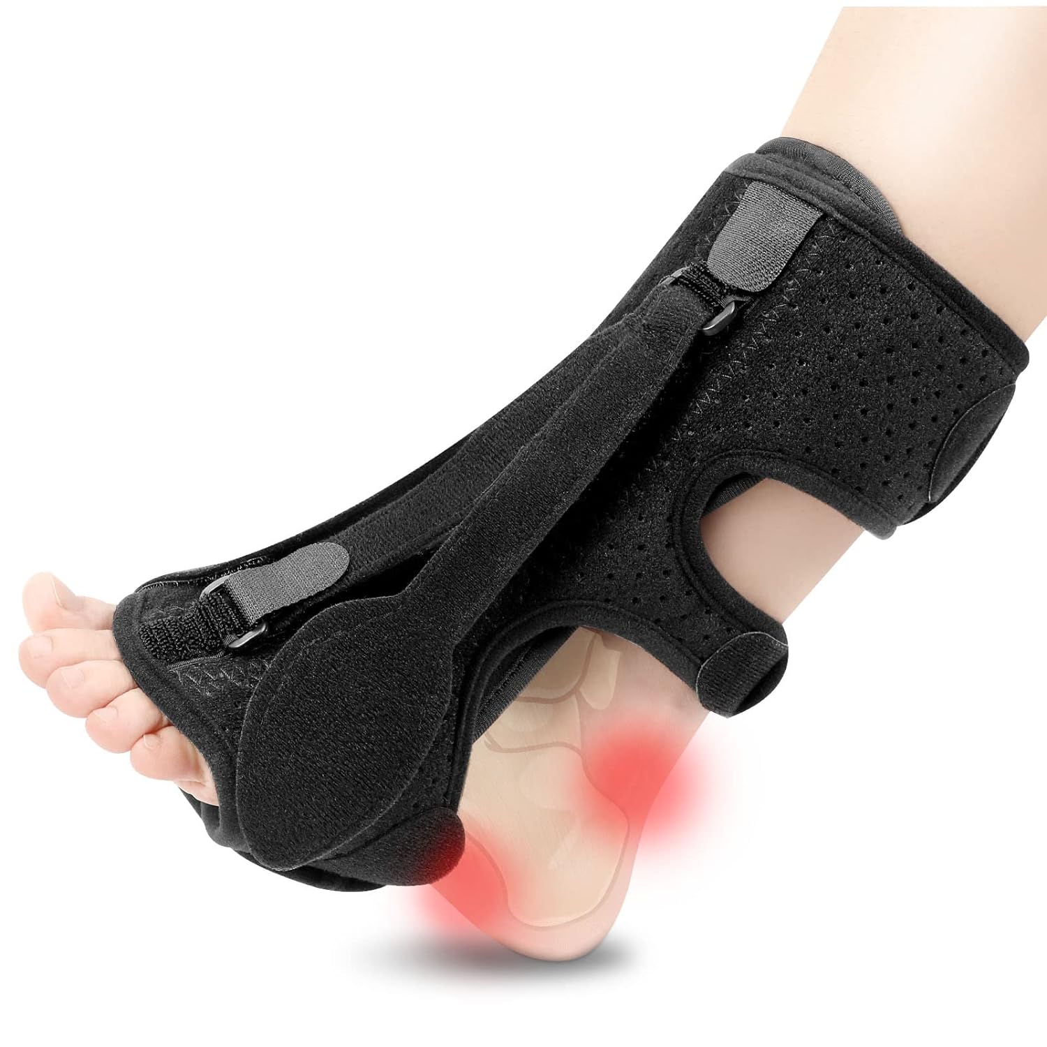 ReliefFlex | Premium Nachtspalk voor Plantaire Fasciitis – Verlicht Pijn, Verbeter Slaap | Duitse Vertaling: ReliefFlex | Premium Nachtschiene bei Plantarfasziitis – Lindert Schmerzen, Verbessert den Schlaf