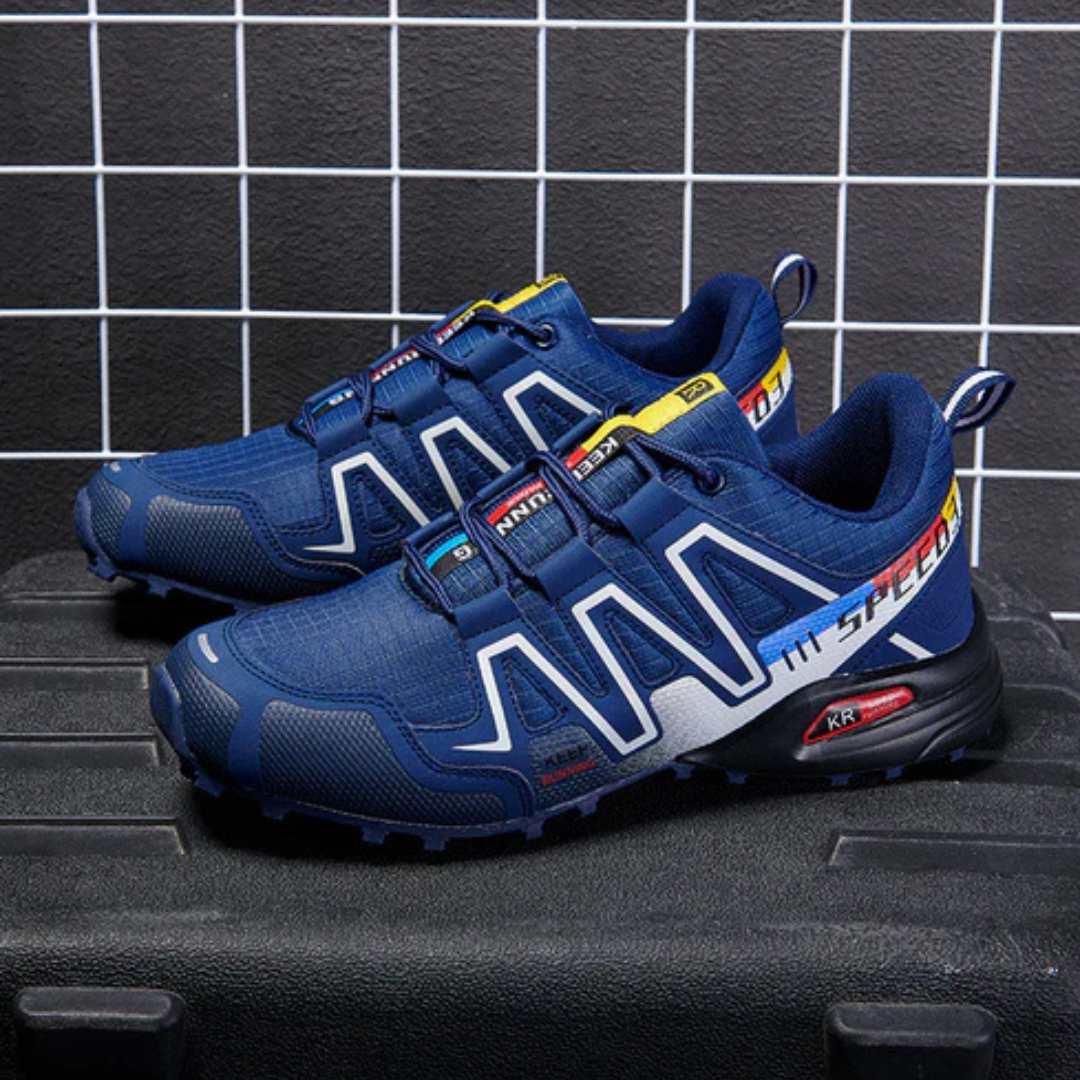 HW Bergschuhe: Premium Blaue & Grüne Wasserdichte & Atmungsaktive Herren Wanderstiefel für Sommerliche Gipfeltouren
