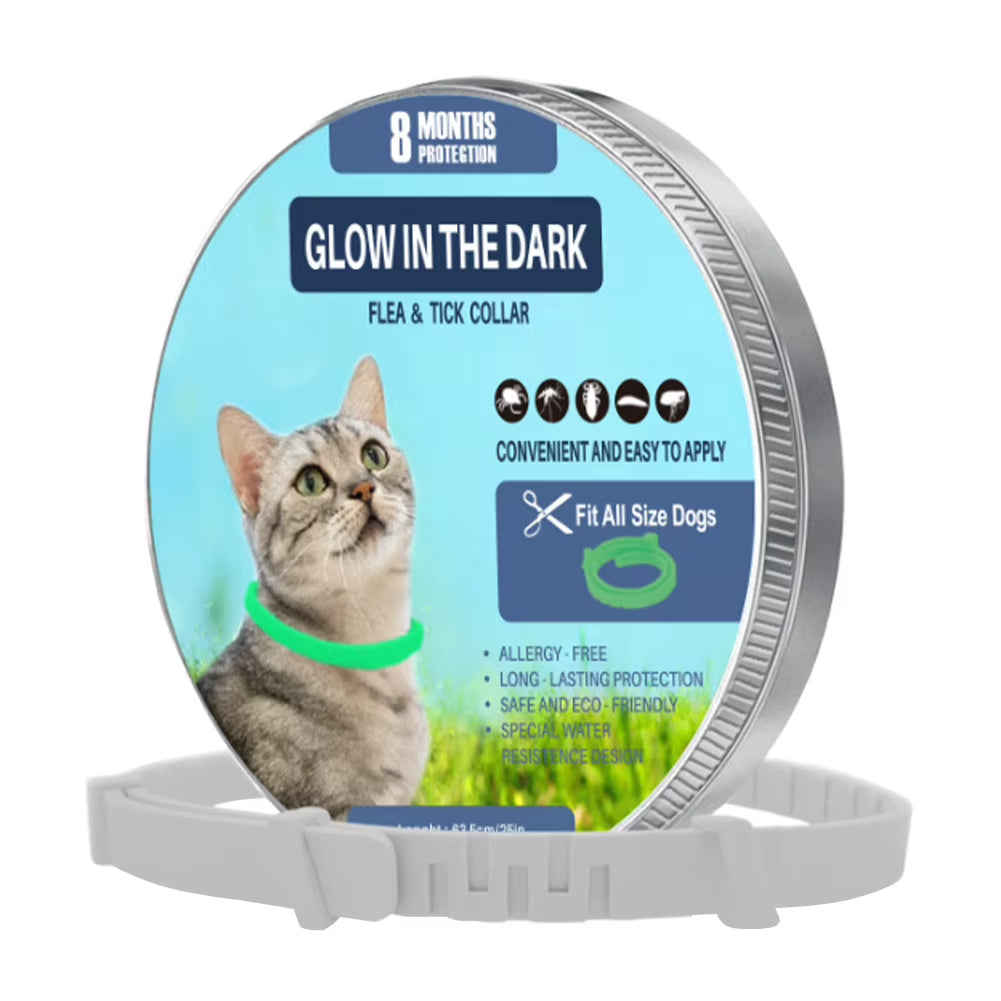 FleaShield Pro – 8-Month Flea & Tick Protection for Dogs and Cats | Long-Lasting Pet Care