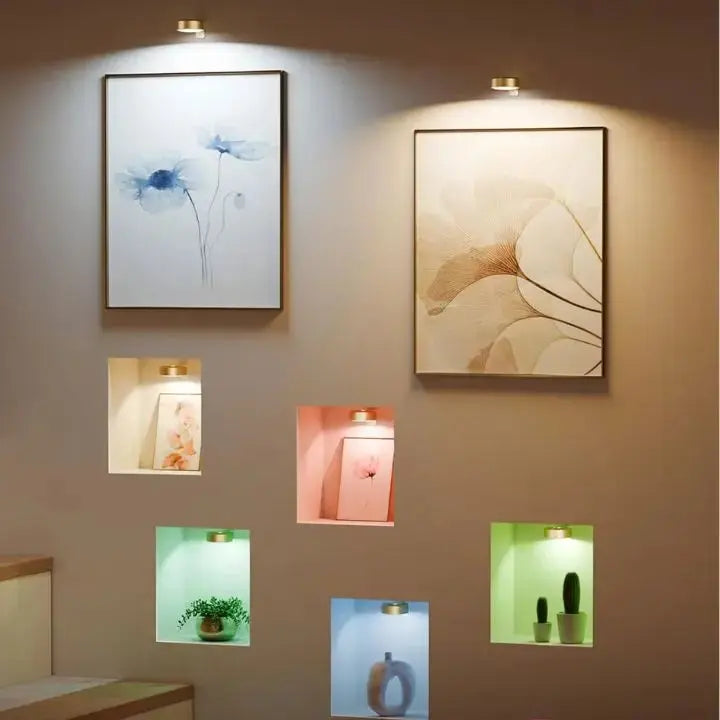 1+1 Gratis: Magnetische LED-Bilderleuchte - Perfekte Beleuchtung für Ihre Kunstwerke