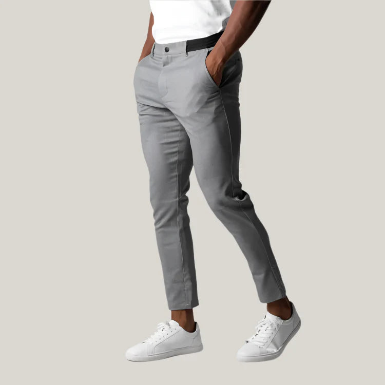 Marco Chinos | Premium Stretch Slim Fit Twill Trousers for Men