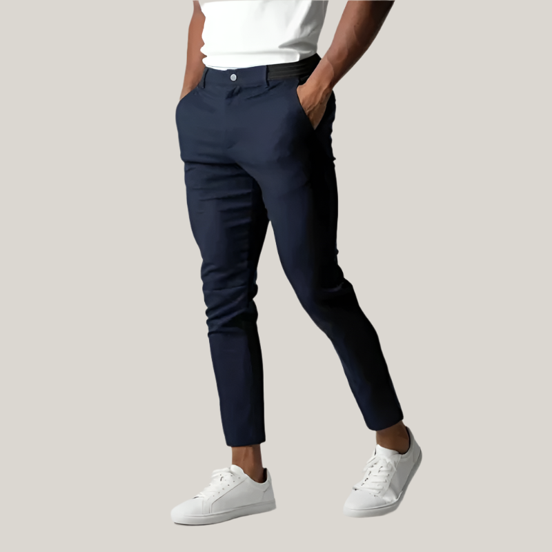 Marco Chinos | Premium Stretch Slim Fit Twill Trousers for Men