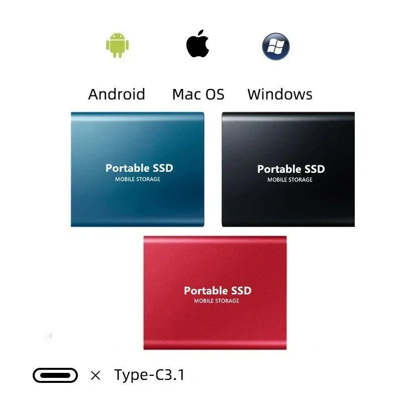 Ultra-Schnelle Portable SSD 128TB: Ihr Mobiler Speicherriese mit USB 3.1 & USB-C