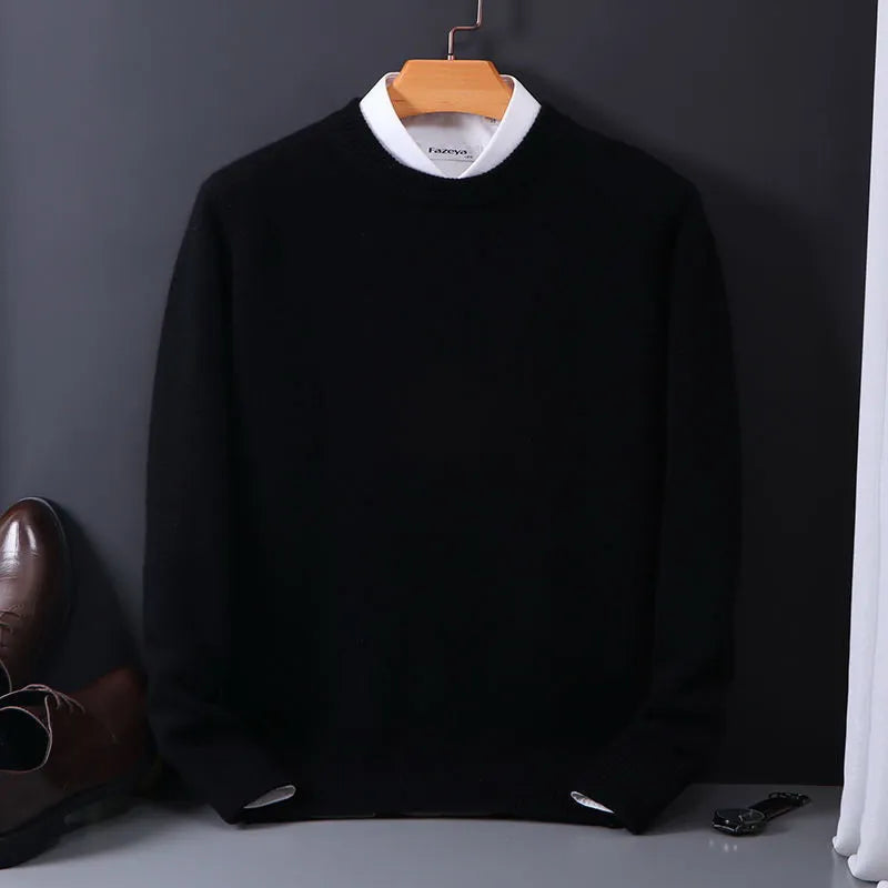 Men's Cashmere Jumper – Luxury Autumn Knitwear for Smart & Casual Looks