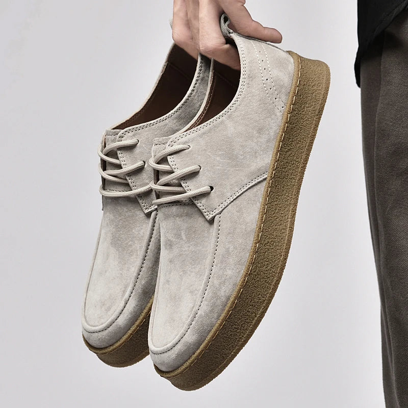Premium Men's Suede Trainers – Stylish & Comfortable Footwear