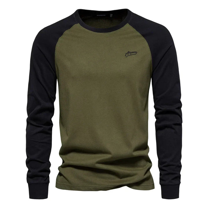 Men's Classic Long Sleeve T-Shirt – Soft Cotton Everyday Basic