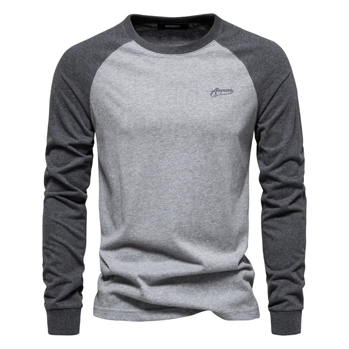 Men's Classic Long Sleeve T-Shirt – Soft Cotton Everyday Basic