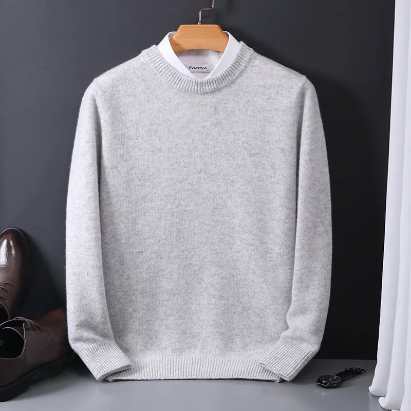 Men's Cashmere Jumper – Luxury Autumn Knitwear for Smart & Casual Looks