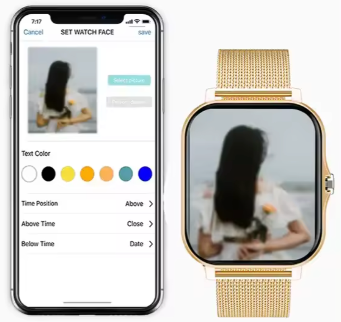ChicTime - Elegante & Intelligente Smartwatch für Damen