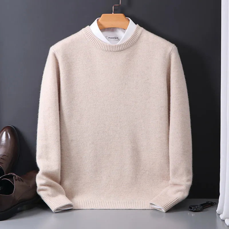 Men's Cashmere Jumper – Luxury Autumn Knitwear for Smart & Casual Looks