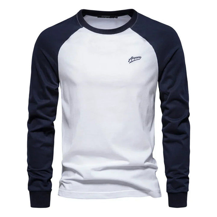 Men's Classic Long Sleeve T-Shirt – Soft Cotton Everyday Basic