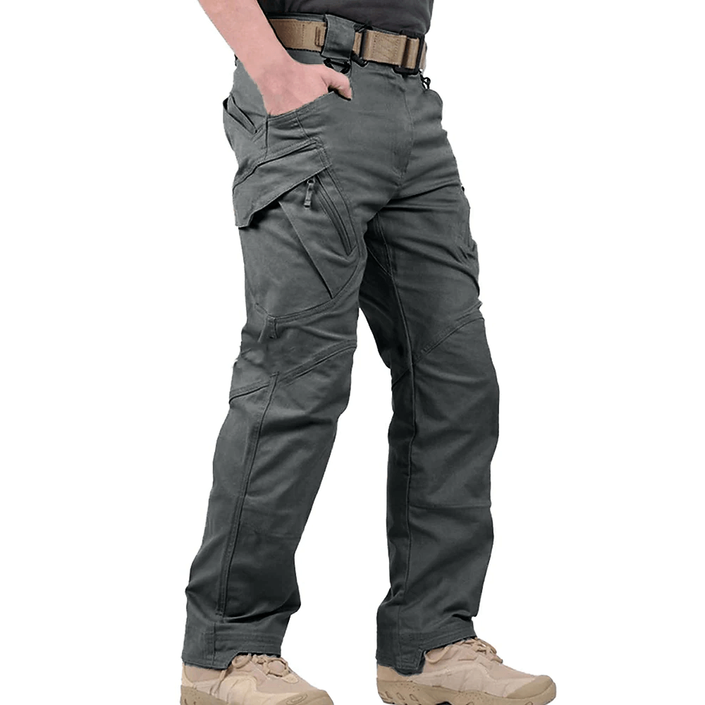 Men's Flexible Outdoor Stretch Cargo Trousers with Comfortable Regular Fit