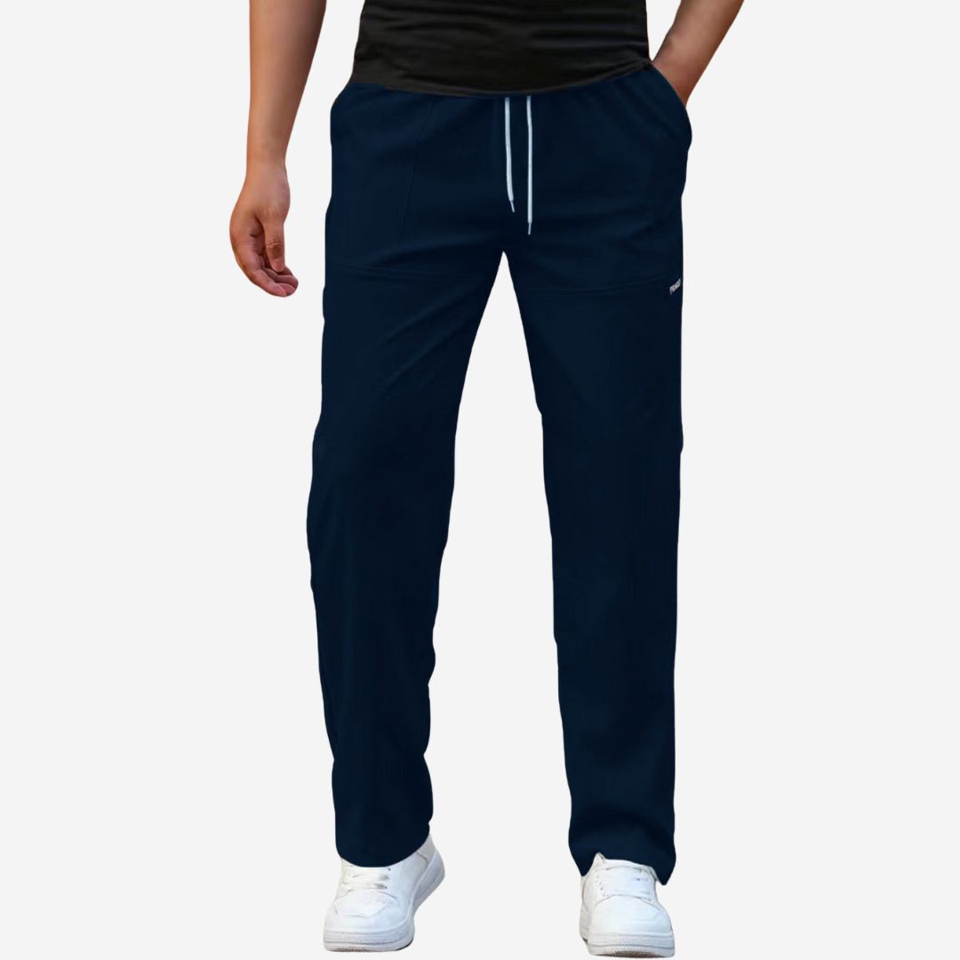 Men's Casual Loose Fit Elastic Stretch Joggers with Comfortable Relaxed Design