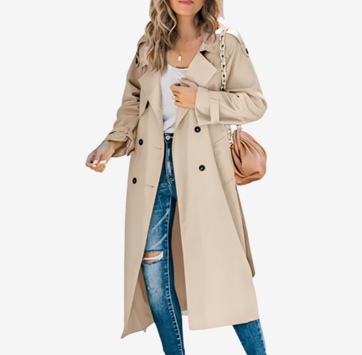 Women's Mid-Season Trench Coat Jacket