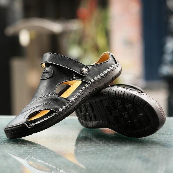 Men's Sandals Made from Soft, Breathable Leather – Comfortable Summer Footwear