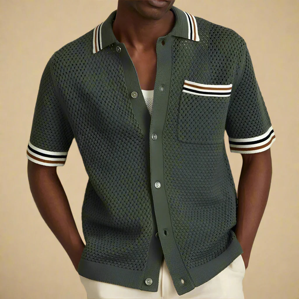 Modern Casual gebreid shirt 