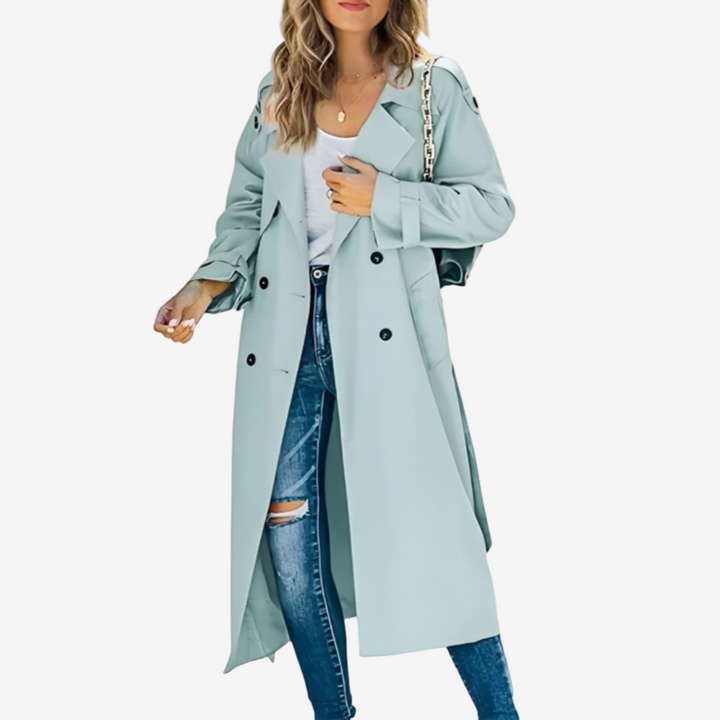 Women's Mid-Season Trench Coat Jacket