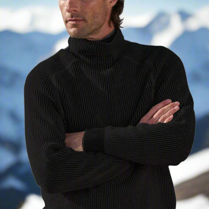Men’s Cashmere Turtleneck Jumper – Premium Knitwear for Cold Weather