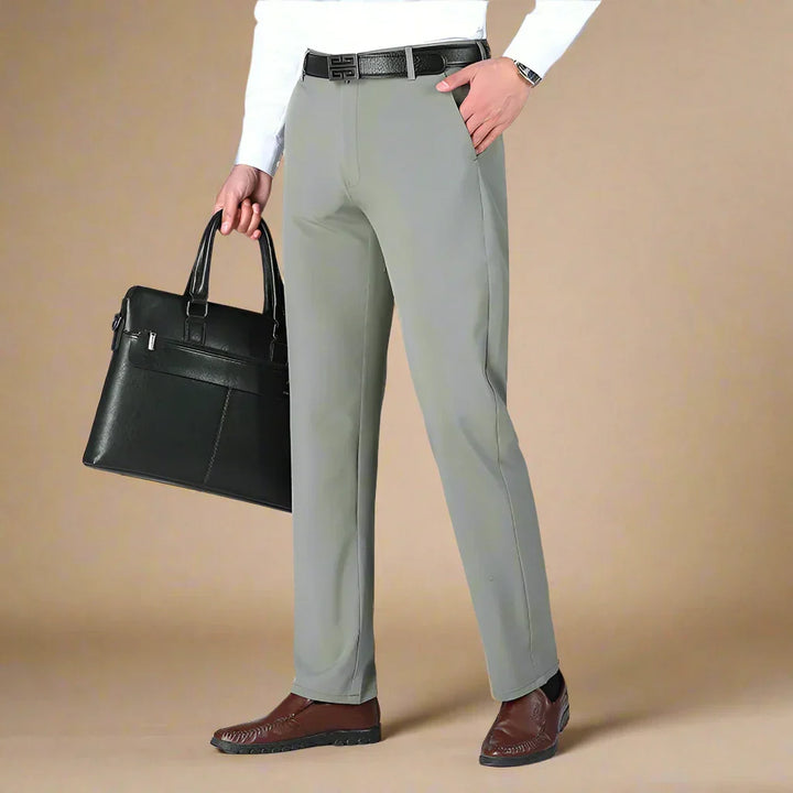 David Trousers | Non-iron casual smart trousers with stretch for men | Regular fit