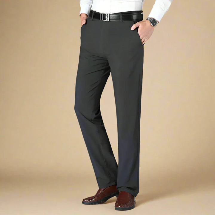 David Trousers | Non-iron casual smart trousers with stretch for men | Regular fit