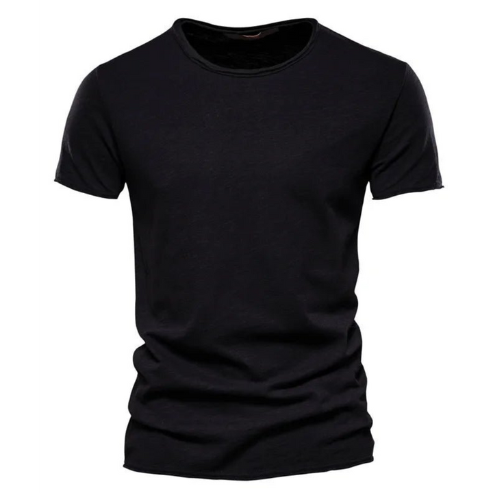 Men's Classic Anti-Sweat T-Shirt – Slim-fit Breathable Cotton Crew Neck
