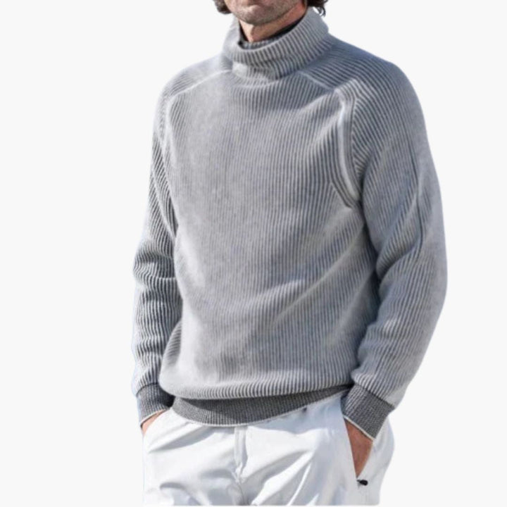 Men’s Cashmere Turtleneck Jumper – Premium Knitwear for Cold Weather