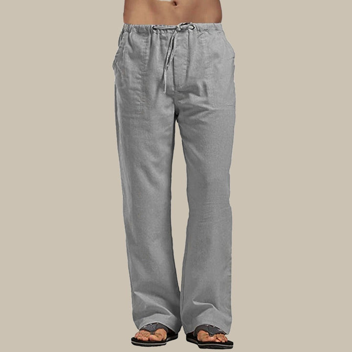 Men's Summer Trousers - Stylish Linen Look Trousers