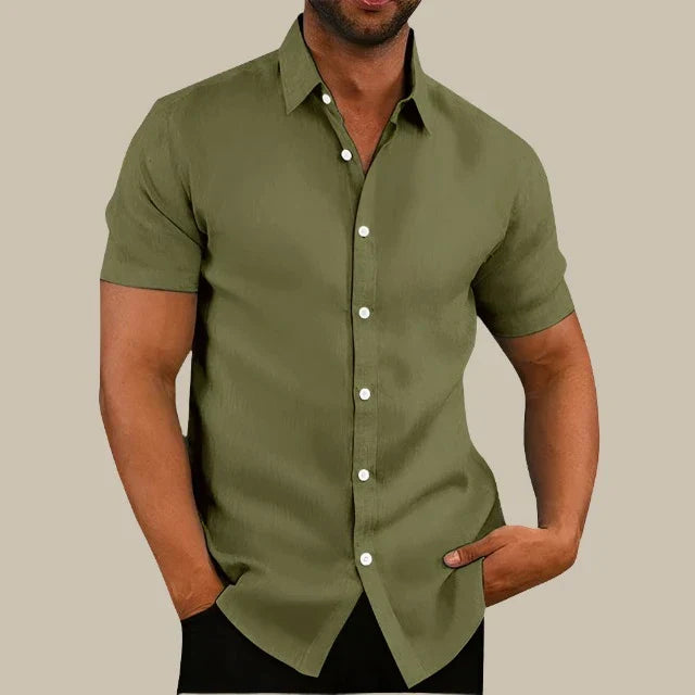 Scalini Shirt | Men's Slim Fit Casual Short Sleeve Shirt