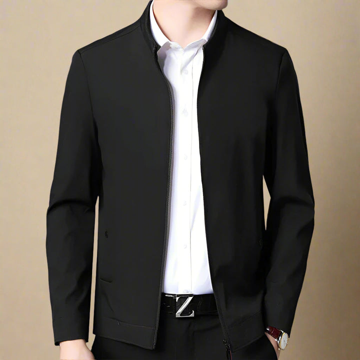 Men's Business Casual Mid-season Jacket With Zip