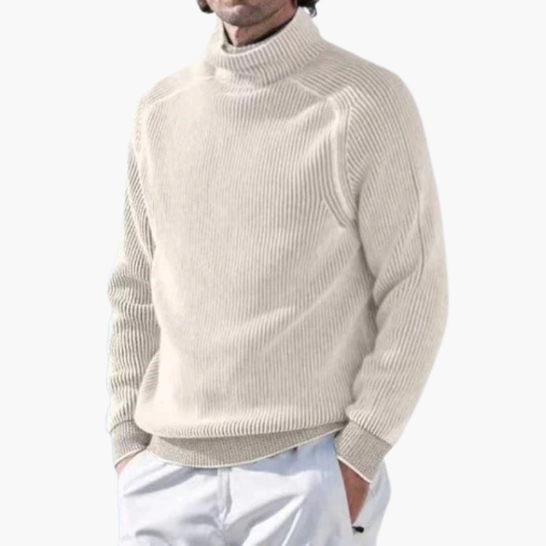 Men’s Cashmere Turtleneck Jumper – Premium Knitwear for Cold Weather
