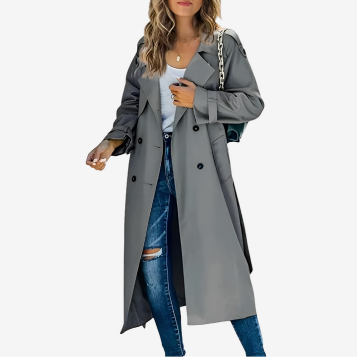 Women's Mid-Season Trench Coat Jacket