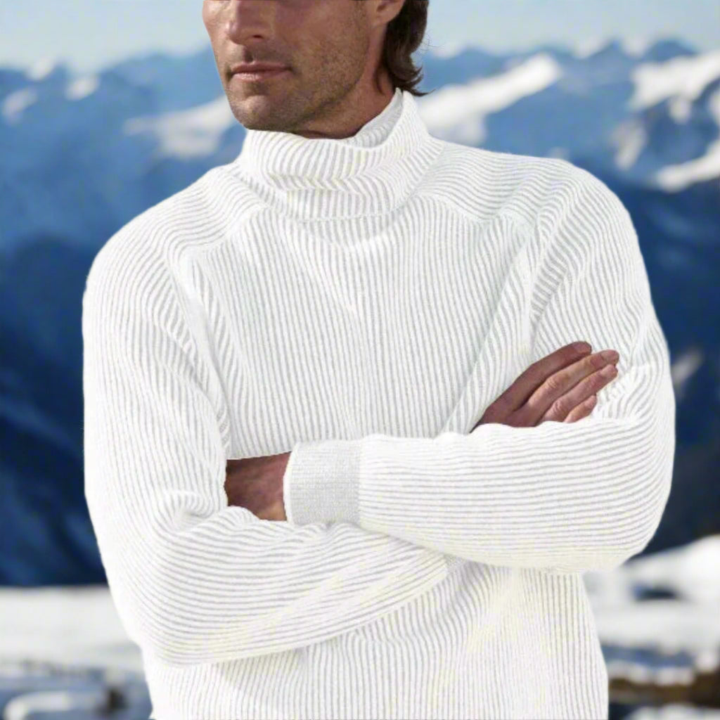 Men’s Cashmere Turtleneck Jumper – Premium Knitwear for Cold Weather