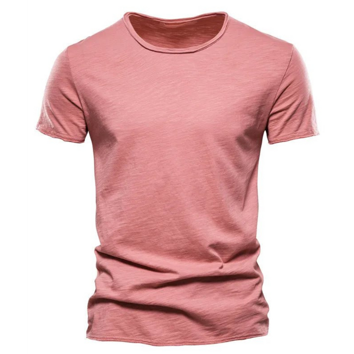 Men's Classic Anti-Sweat T-Shirt – Slim-fit Breathable Cotton Crew Neck