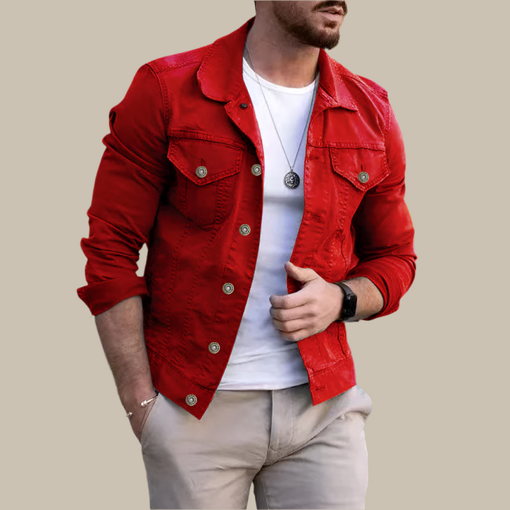 Men's Denim Jacket - Casual Summer Jacket