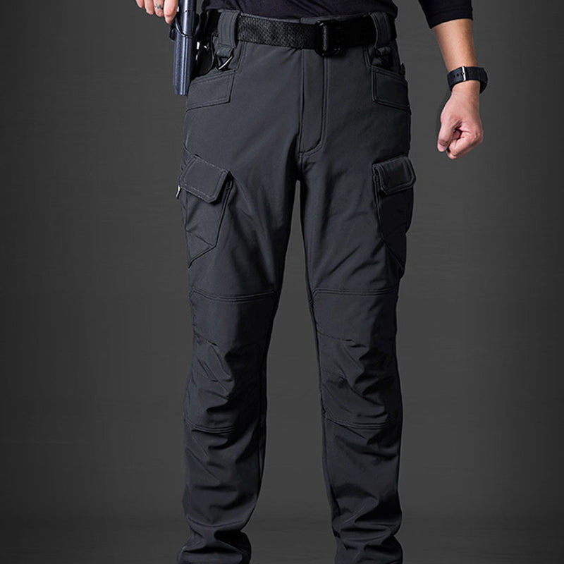 Thermal Cargo Trousers for Men – Waterproof Outdoor Hiking Pants for Cold Weather