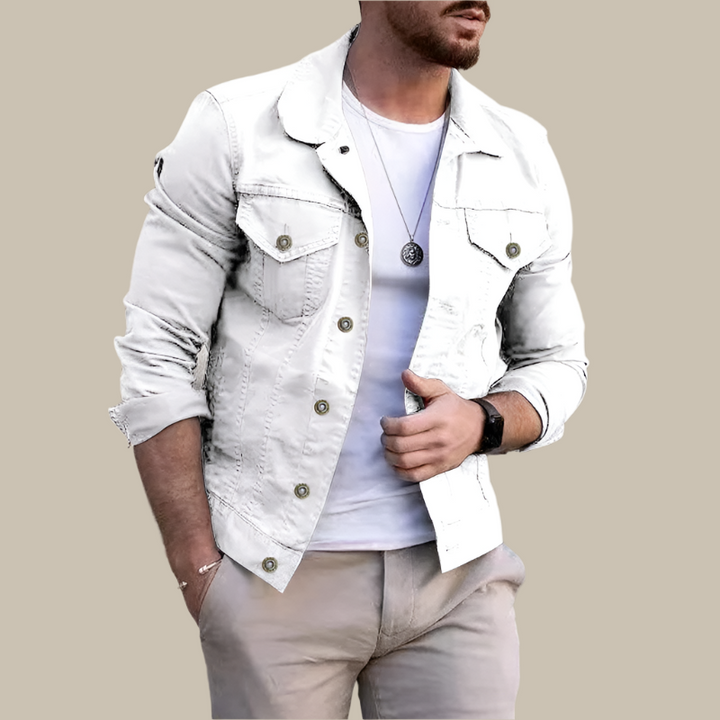 Men's Denim Jacket - Casual Summer Jacket