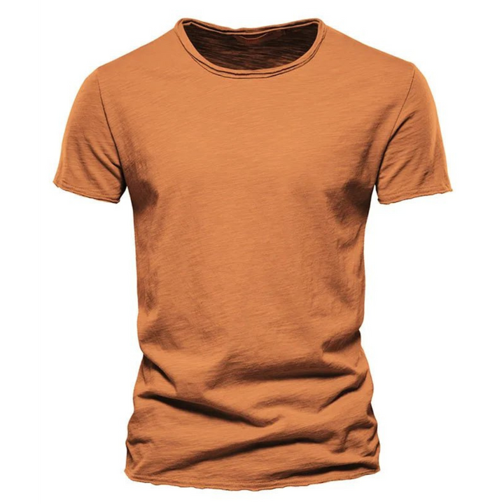 Men's Classic Anti-Sweat T-Shirt – Slim-fit Breathable Cotton Crew Neck