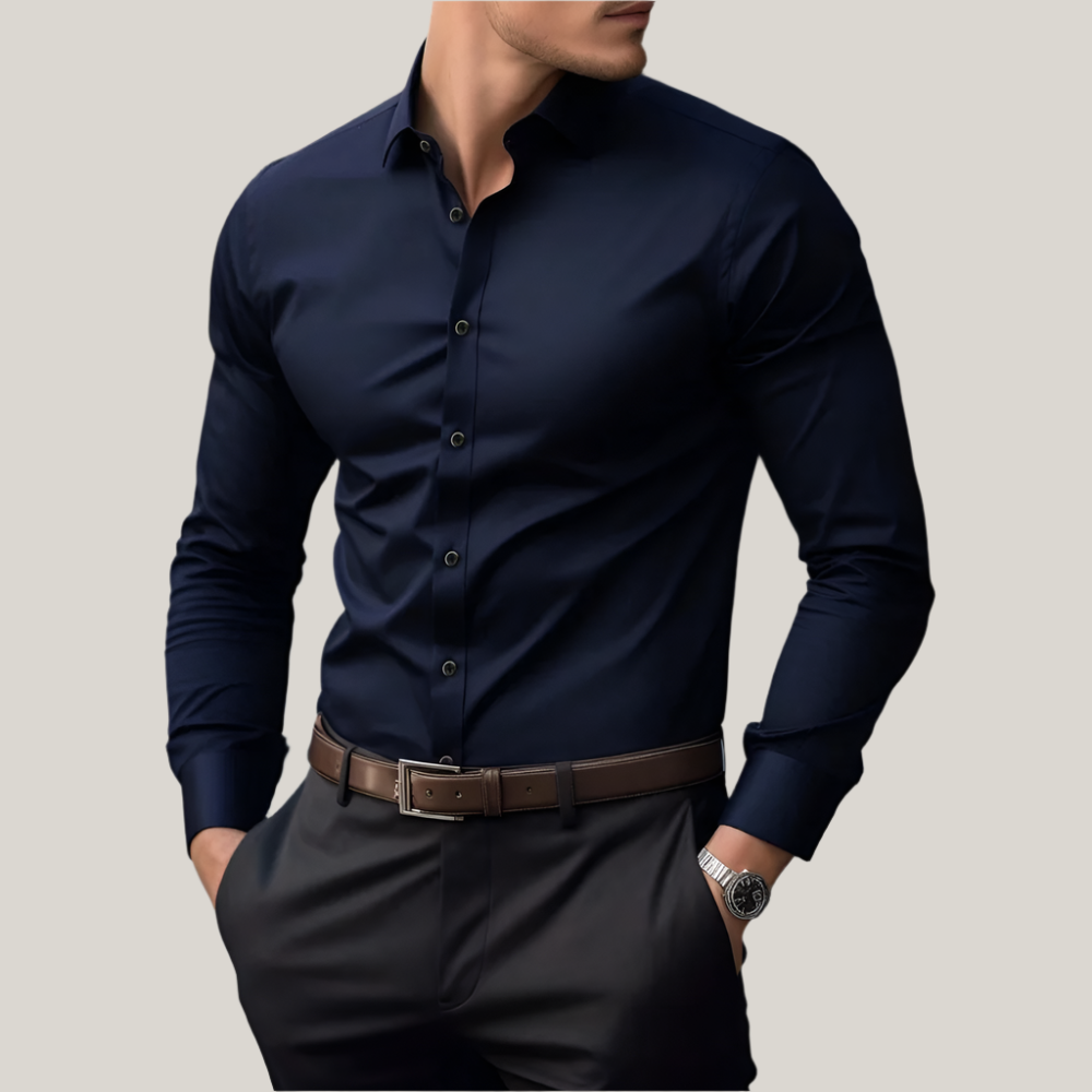 Alessandro Business Shirt | Elegant Slim Fit Shirt with Stretch for Men