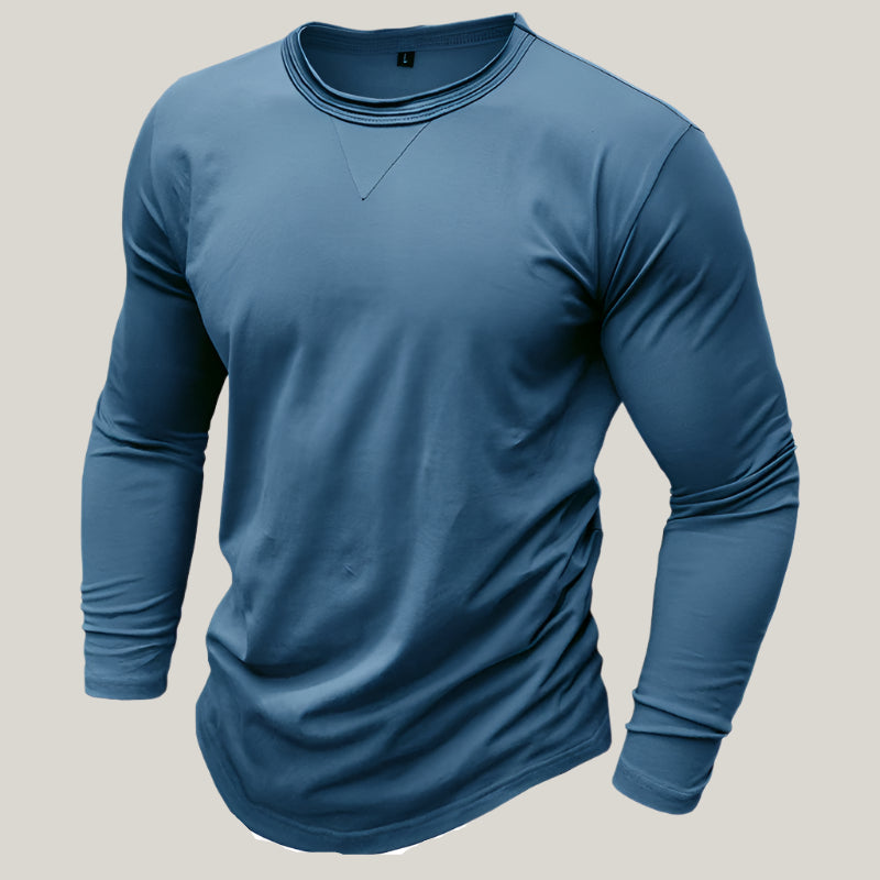 Antonio Polo Shirt | Classic Long Sleeve Polo for Business and Casual Wear