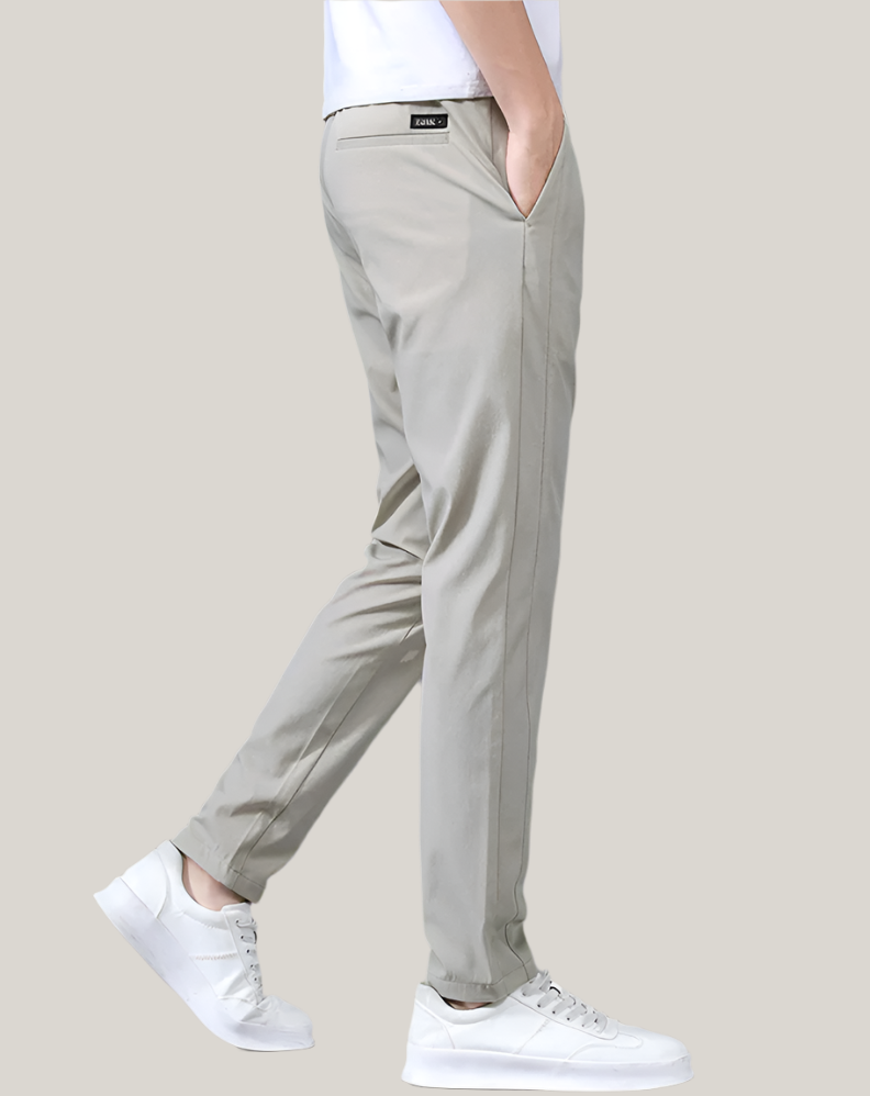 Antonio Smart Trousers | Premium Stretch Trousers with Drawstring for Men