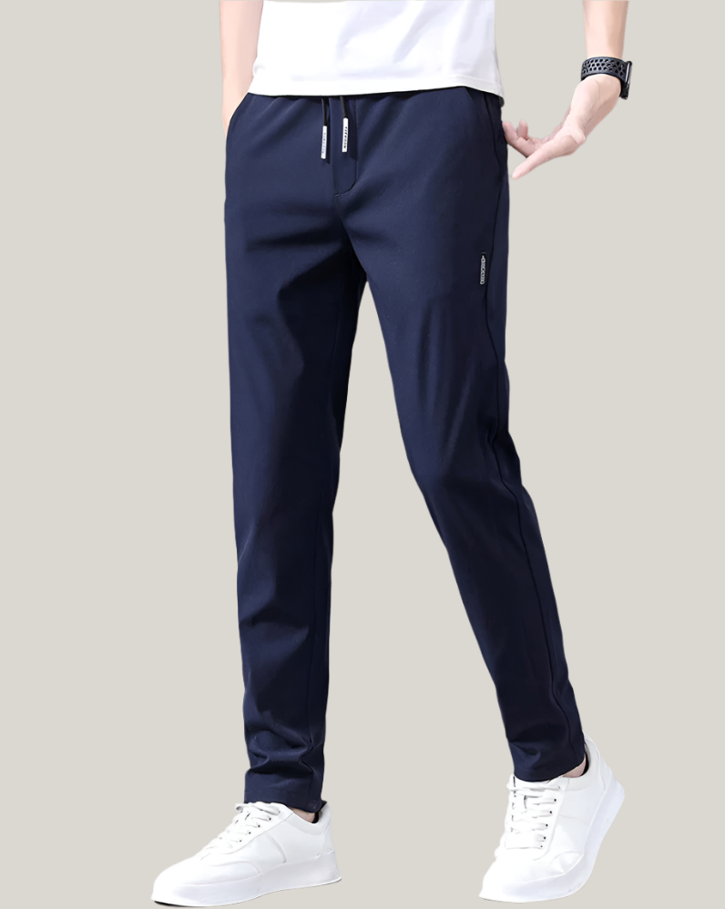 Antonio Smart Trousers | Premium Stretch Trousers with Drawstring for Men