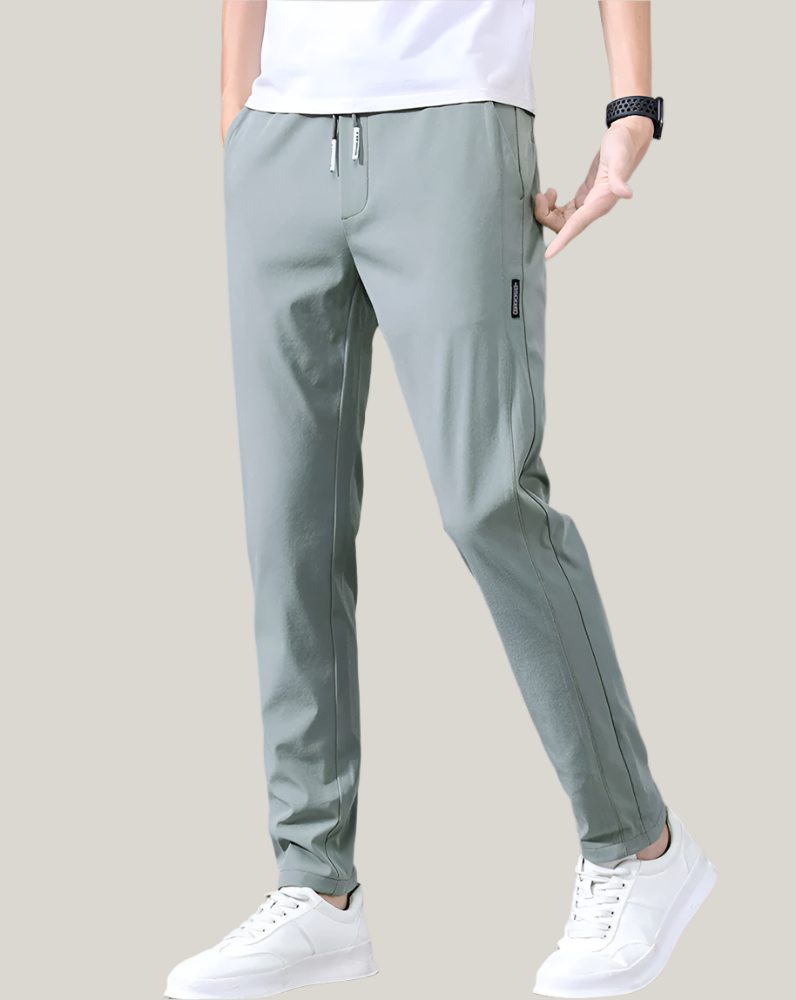 Antonio Smart Trousers | Premium Stretch Trousers with Drawstring for Men