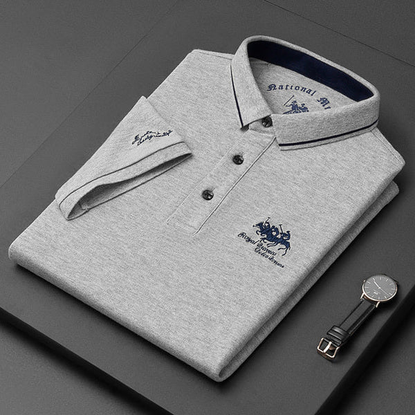 Men's Classic Polo Shirt with Royal Polo Club Logo – Timeless Smart Casual Style