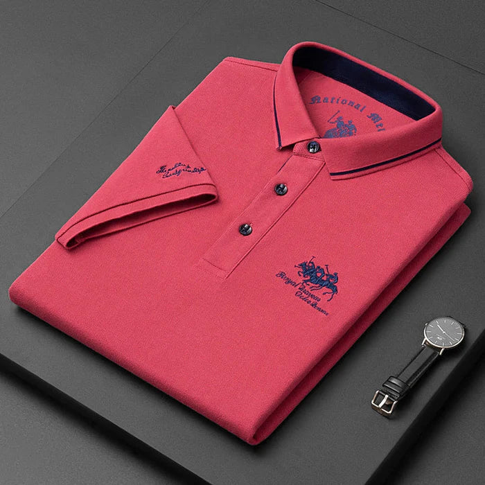 Men's Classic Polo Shirt with Royal Polo Club Logo – Timeless Smart Casual Style