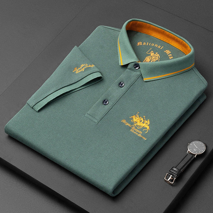 Men's Classic Polo Shirt with Royal Polo Club Logo – Timeless Smart Casual Style