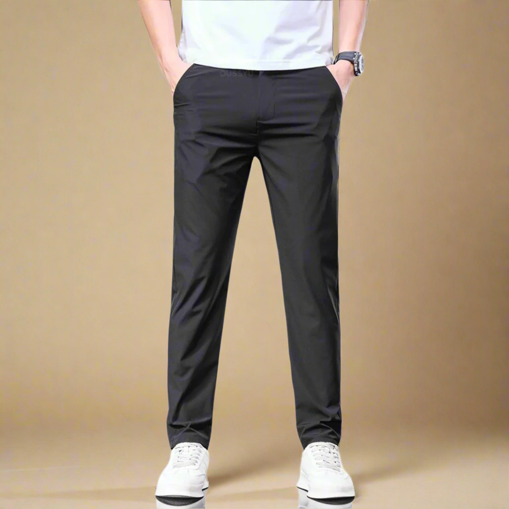 Men's Smart Business Casual Jogger Trousers with Comfortable Regular Fit