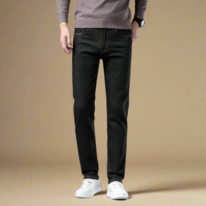 Men's Business Casual Elegant Stretch Jeans with Comfortable Regular Fit