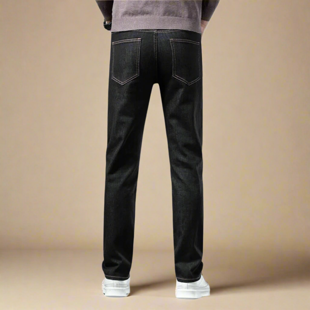 Men's Business Casual Elegant Stretch Jeans with Comfortable Regular Fit